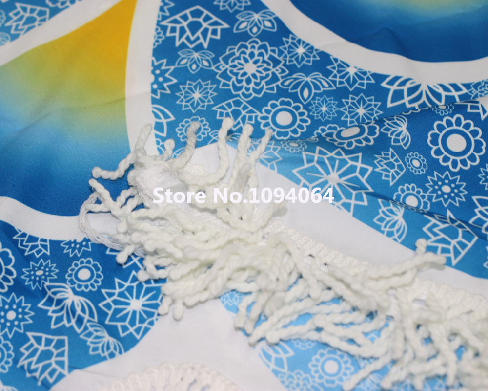 Lotus-Shaped Mandala Beach Towel